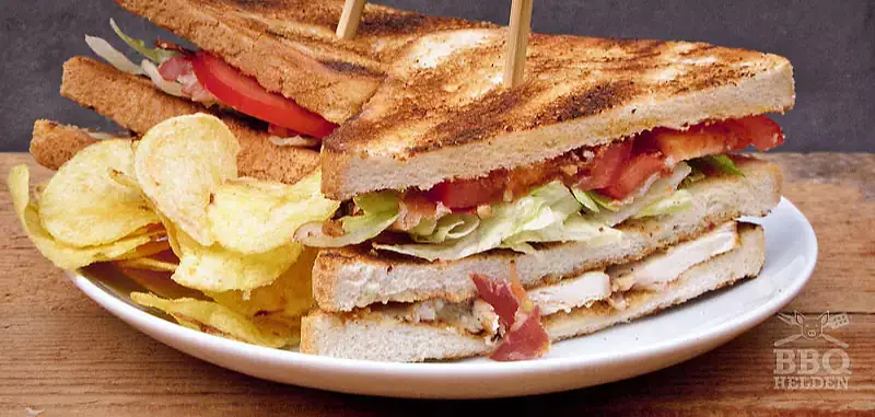 Kip club Sandwich ei, sla en kip