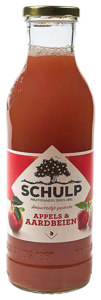 Sap schulp appels aardbeien 0.75l